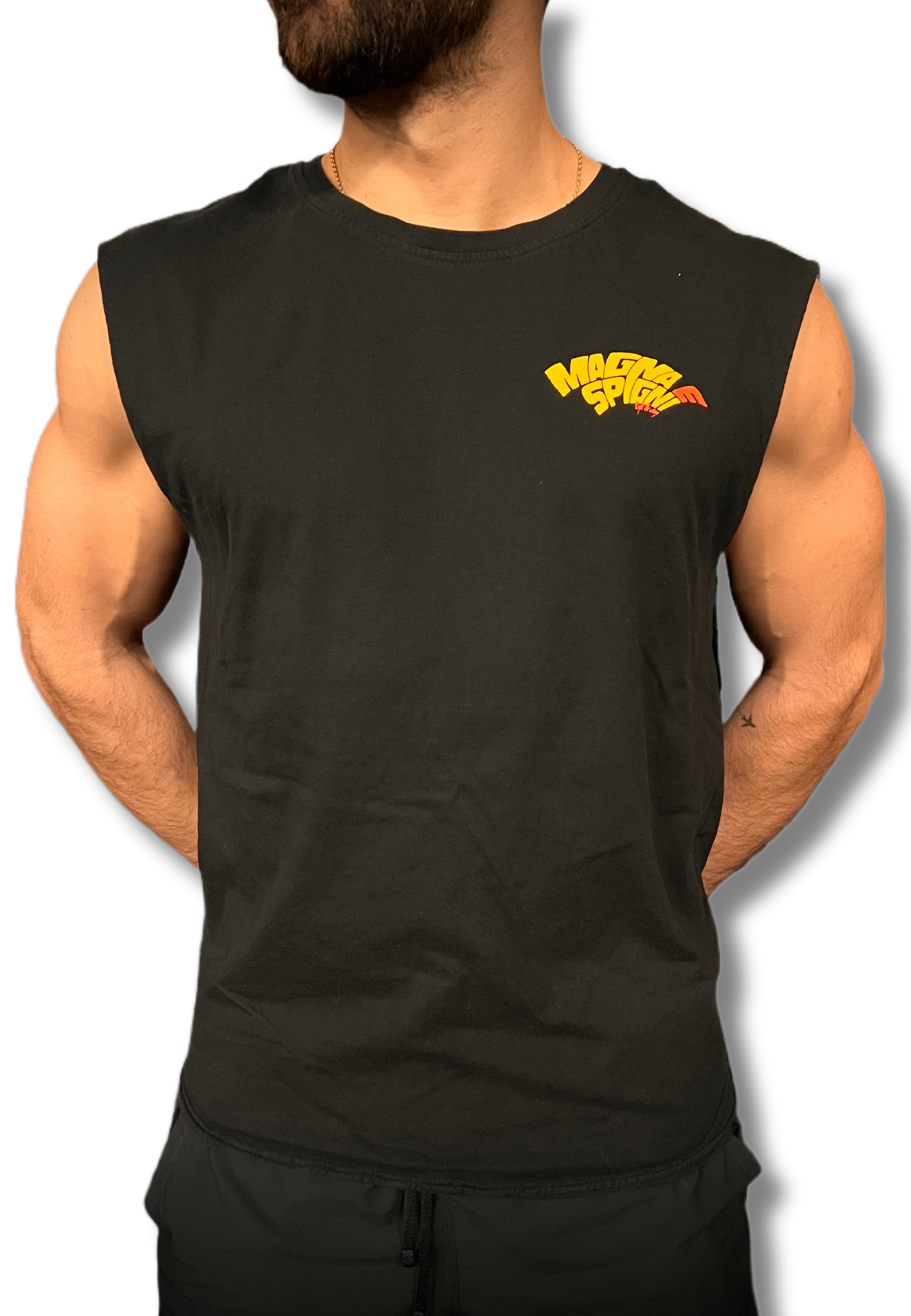 T-shirt Sleeveless Limited Edition Nera- MAGNA E SPIGNI®